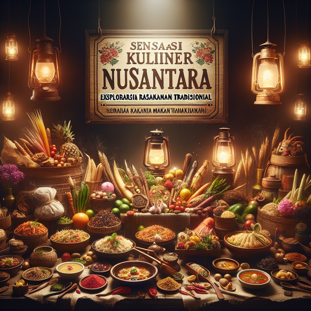 Sensasi Kuliner Nusantara: Eksplorasi Rasa Makanan Tradisional yang