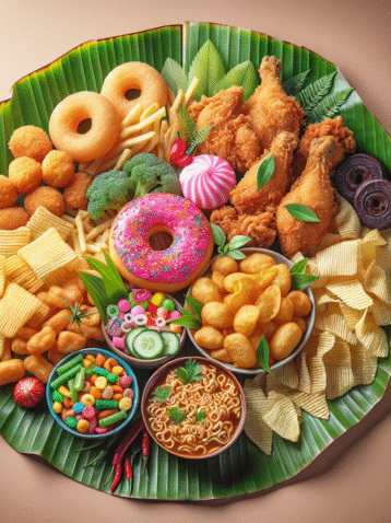 Contoh Makanan Junk Food yang Populer di Indonesia