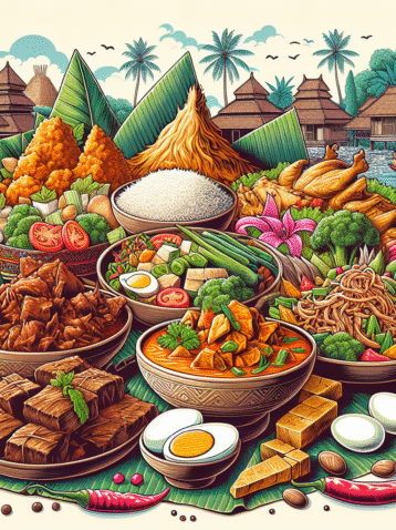 Eksplorasi Makanan Favorit Indonesia: Dari Rendang hingga Gado-Gado
